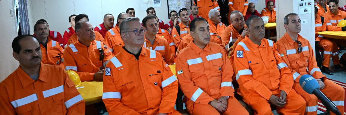 Following “Dennis” Discovery, Prime Minister Visits “Al-Qaher-II” Egypt’s Offshore Rig in the Mediterranean.